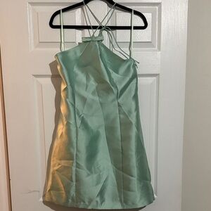 Mint Green Halter Dress - Hutch by Anthropology
